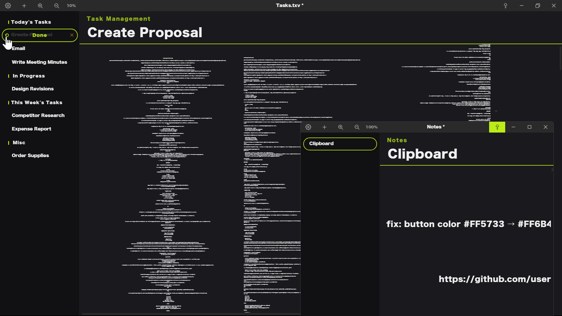 Textvas screenshot 8