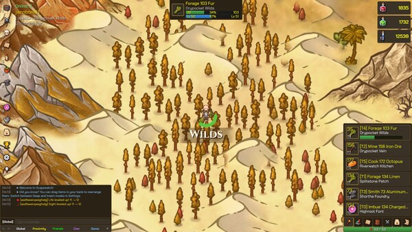 Scapewatch: Idle MMO screenshot