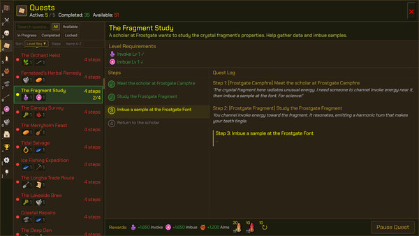 Scapewatch: Idle MMO screenshot
