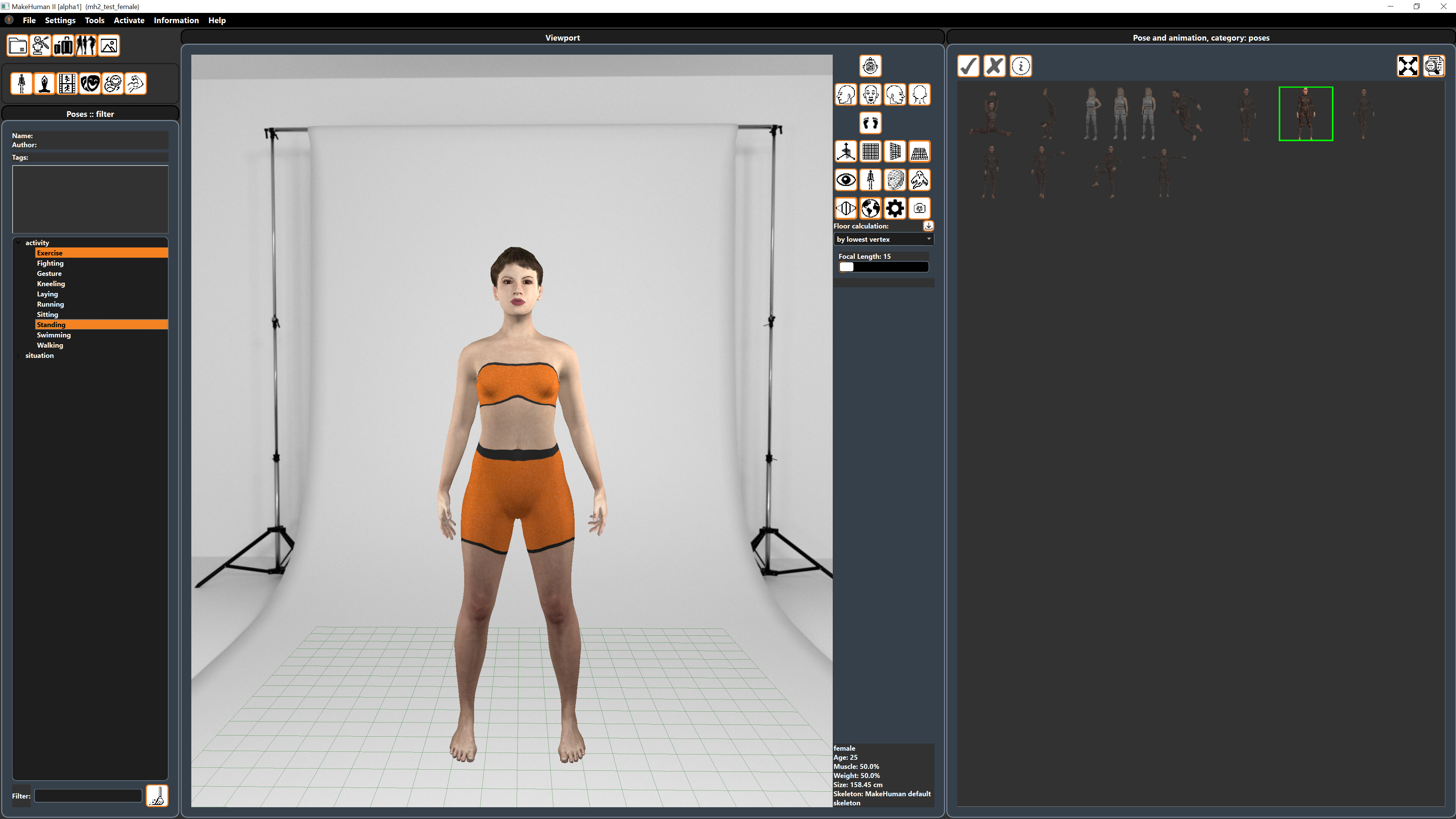Makehuman 2 screenshot 2