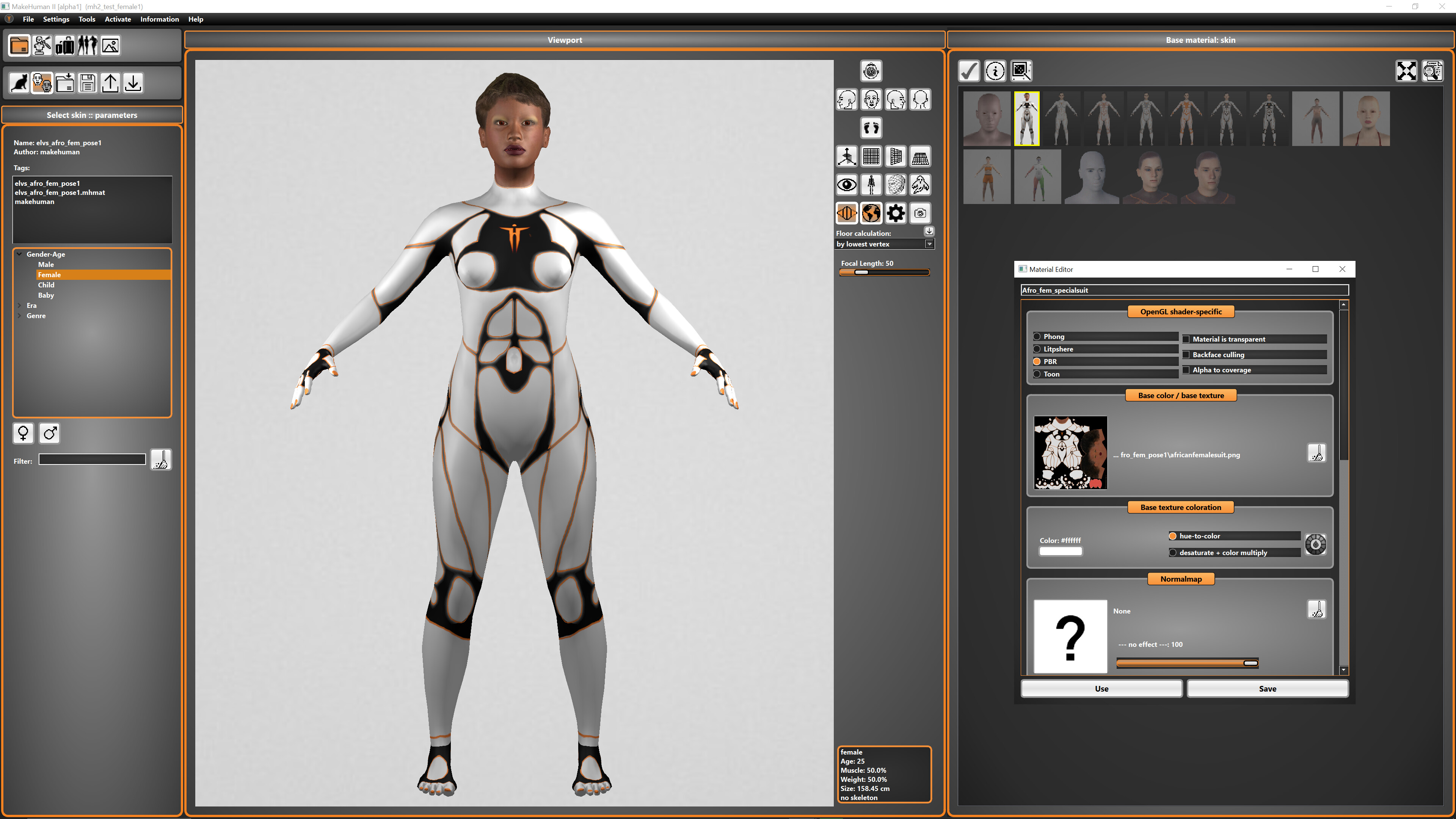 Makehuman 2 screenshot 1