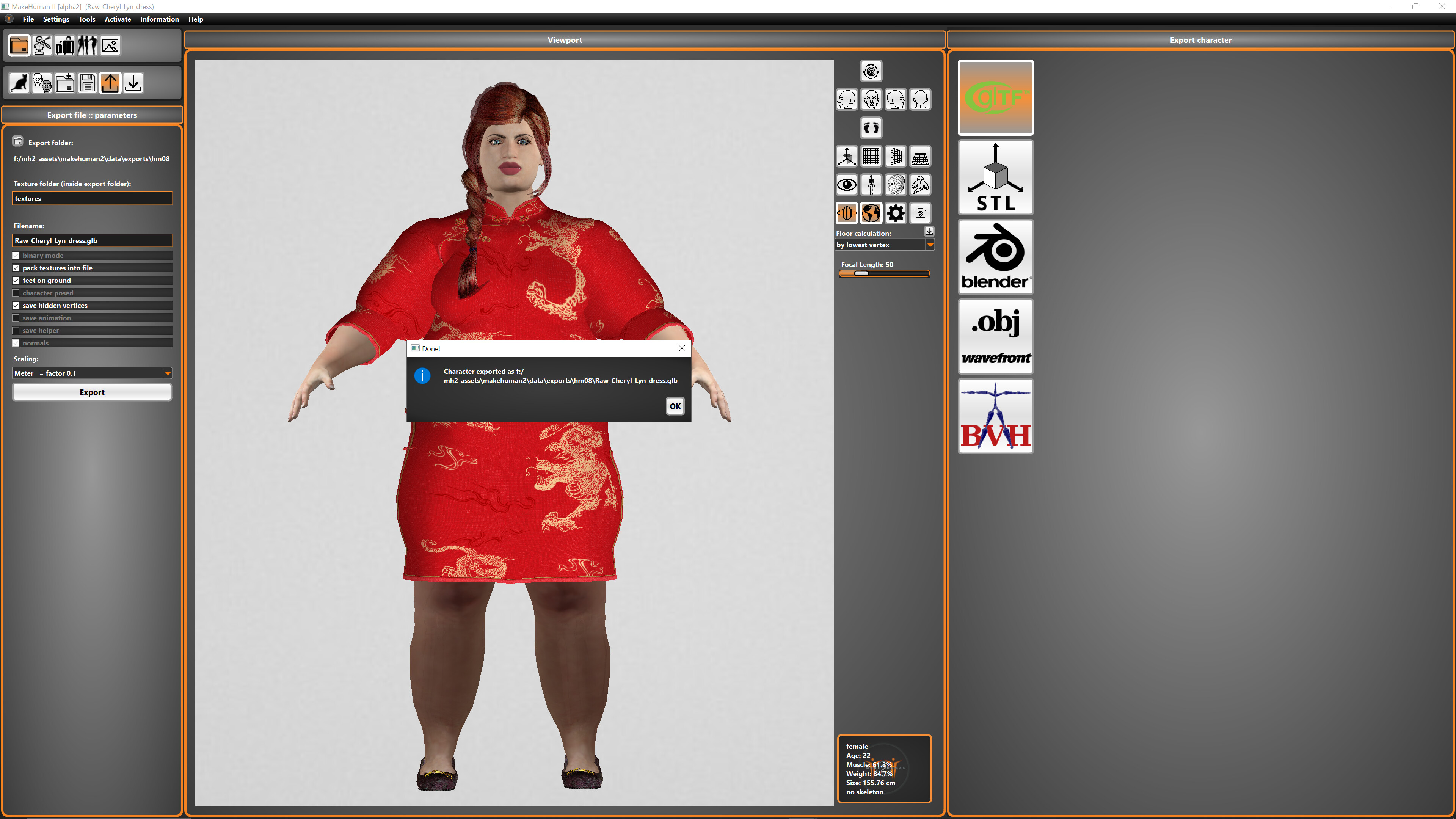 Makehuman 2 screenshot 14