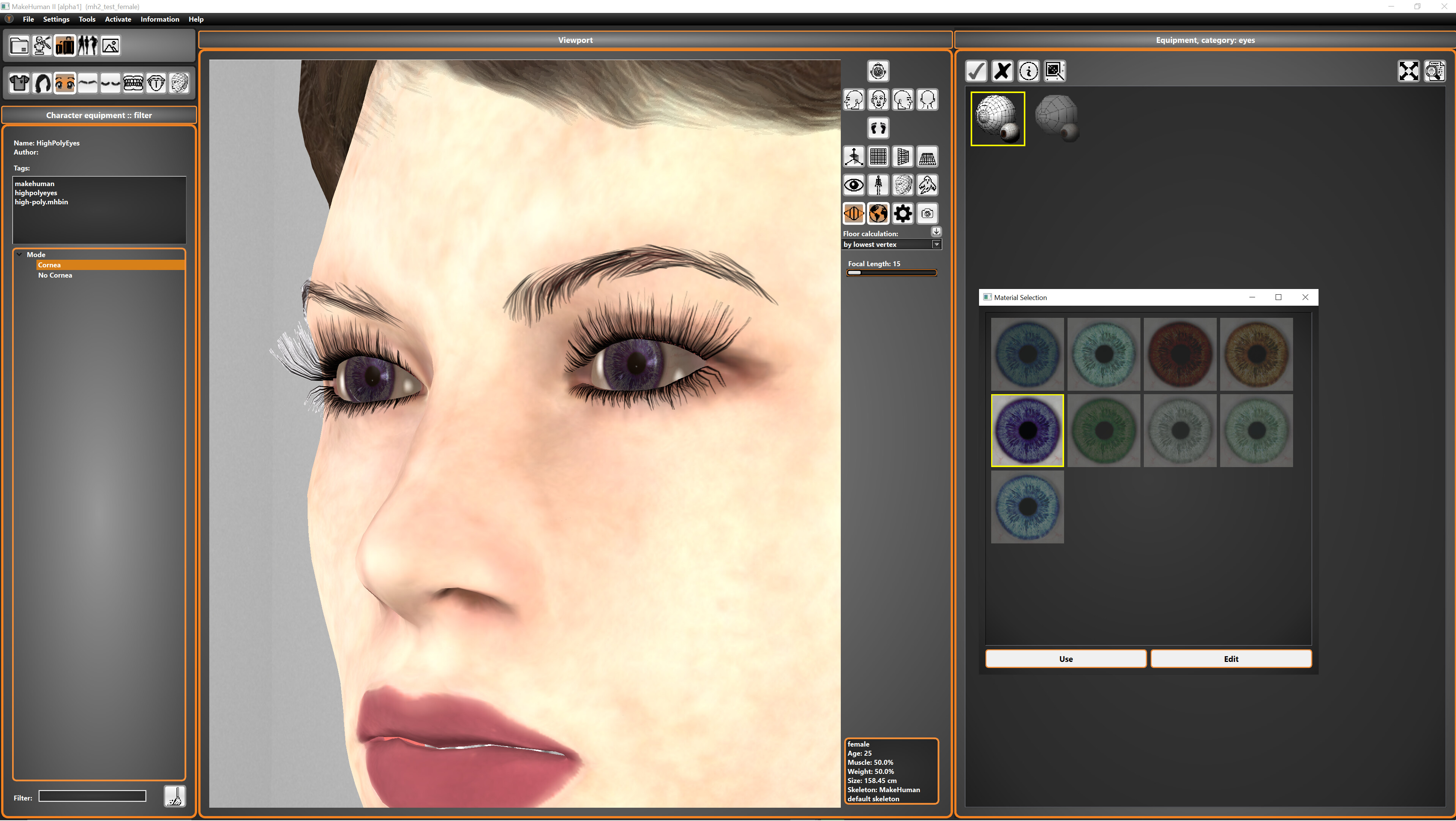 Makehuman 2 screenshot 6