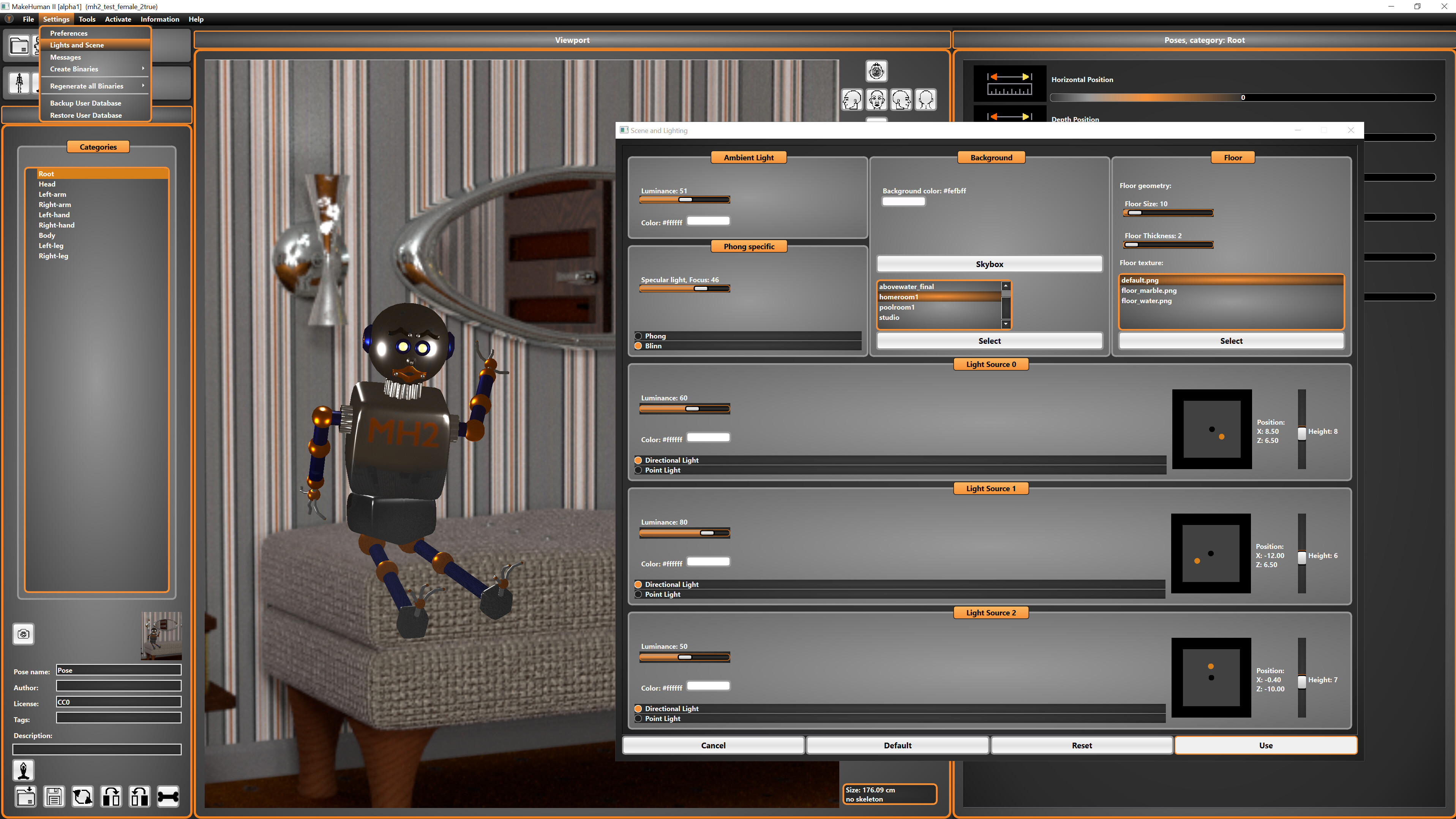 Makehuman 2 screenshot 3