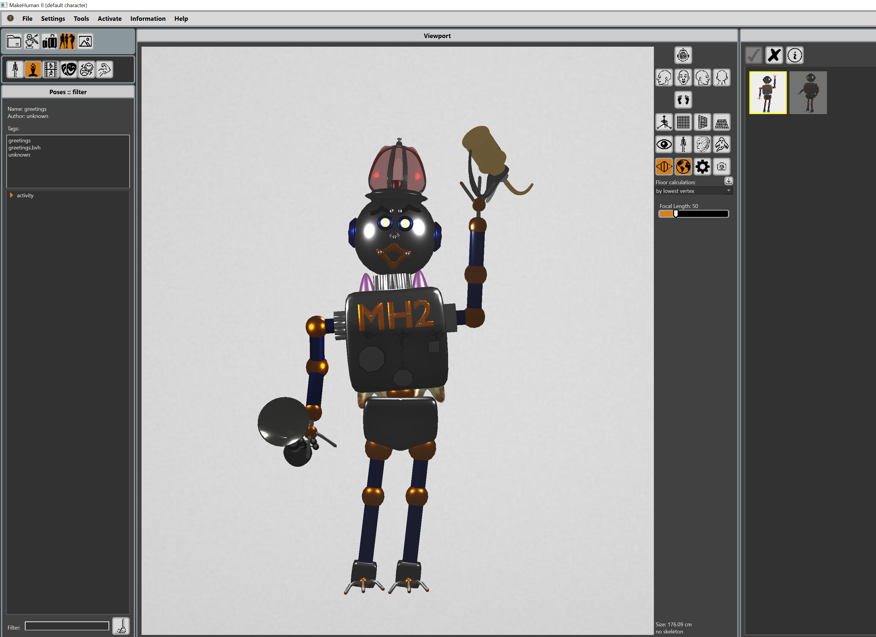Makehuman 2 screenshot 9