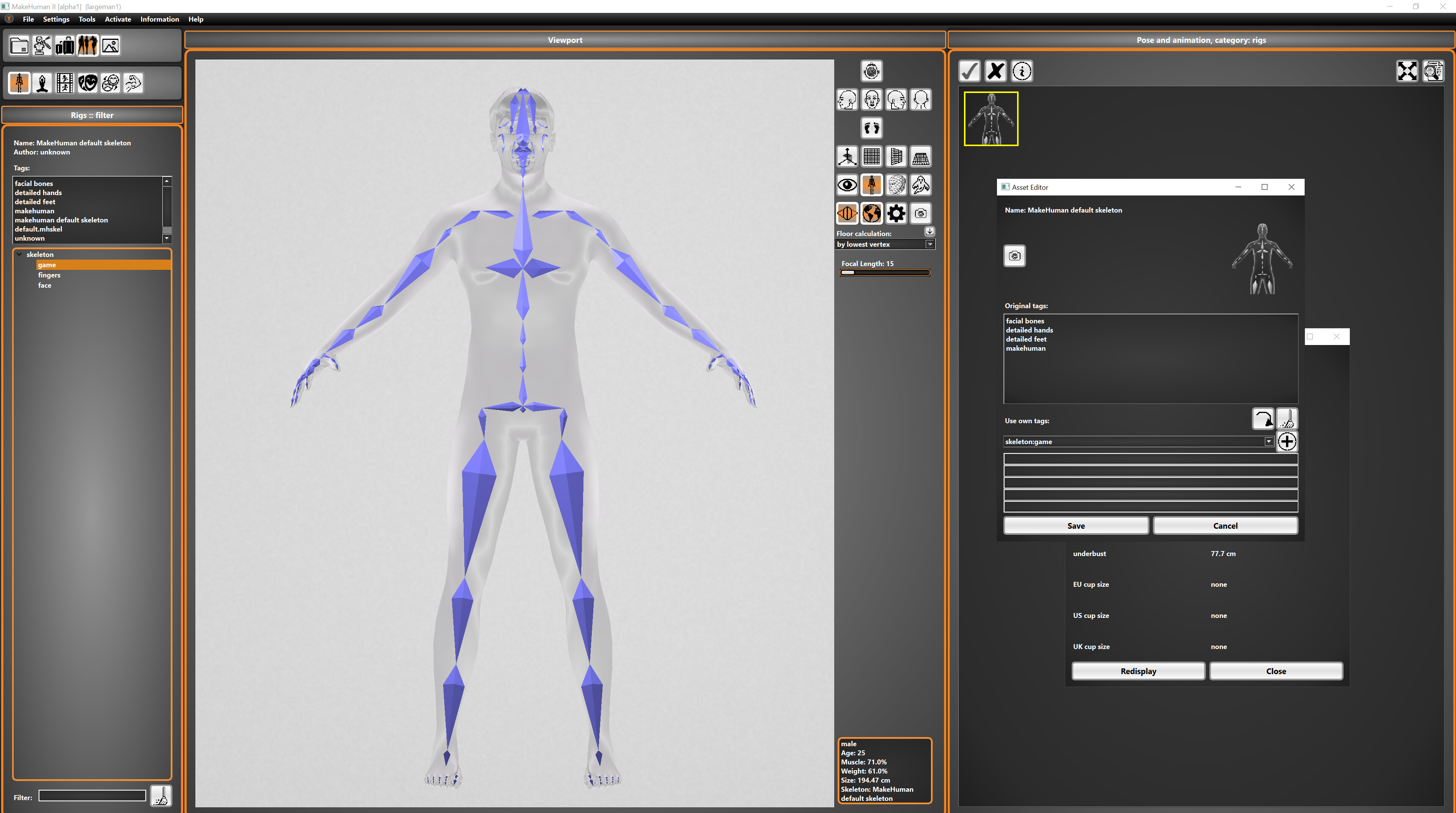 Makehuman 2 screenshot 5