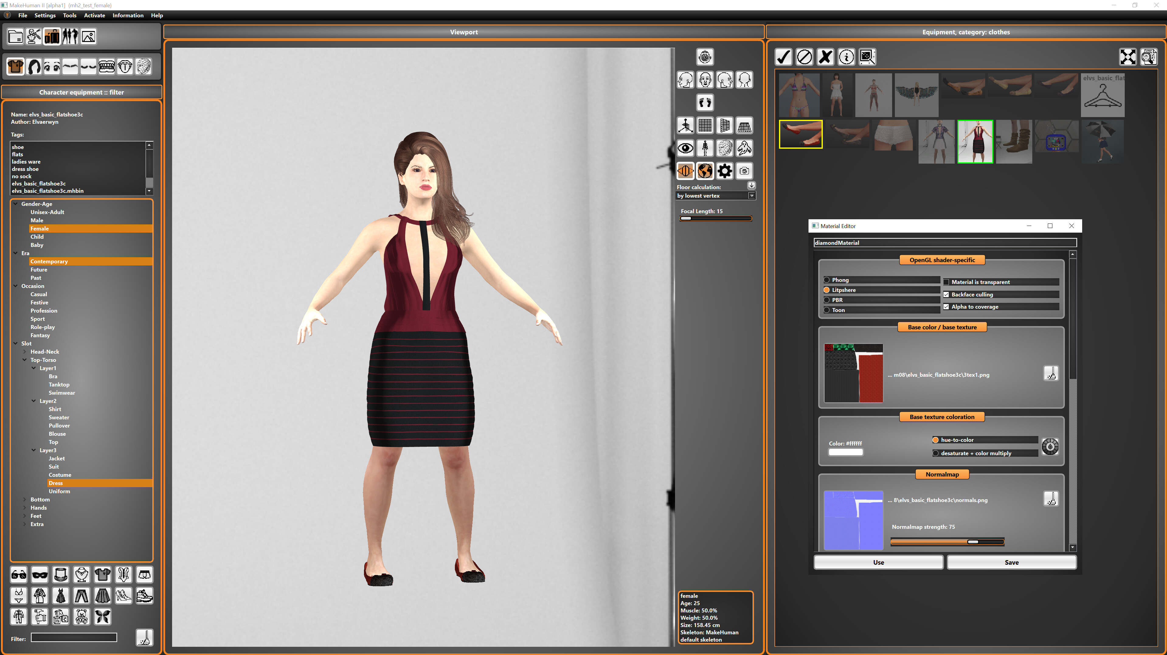 Makehuman 2 screenshot 11
