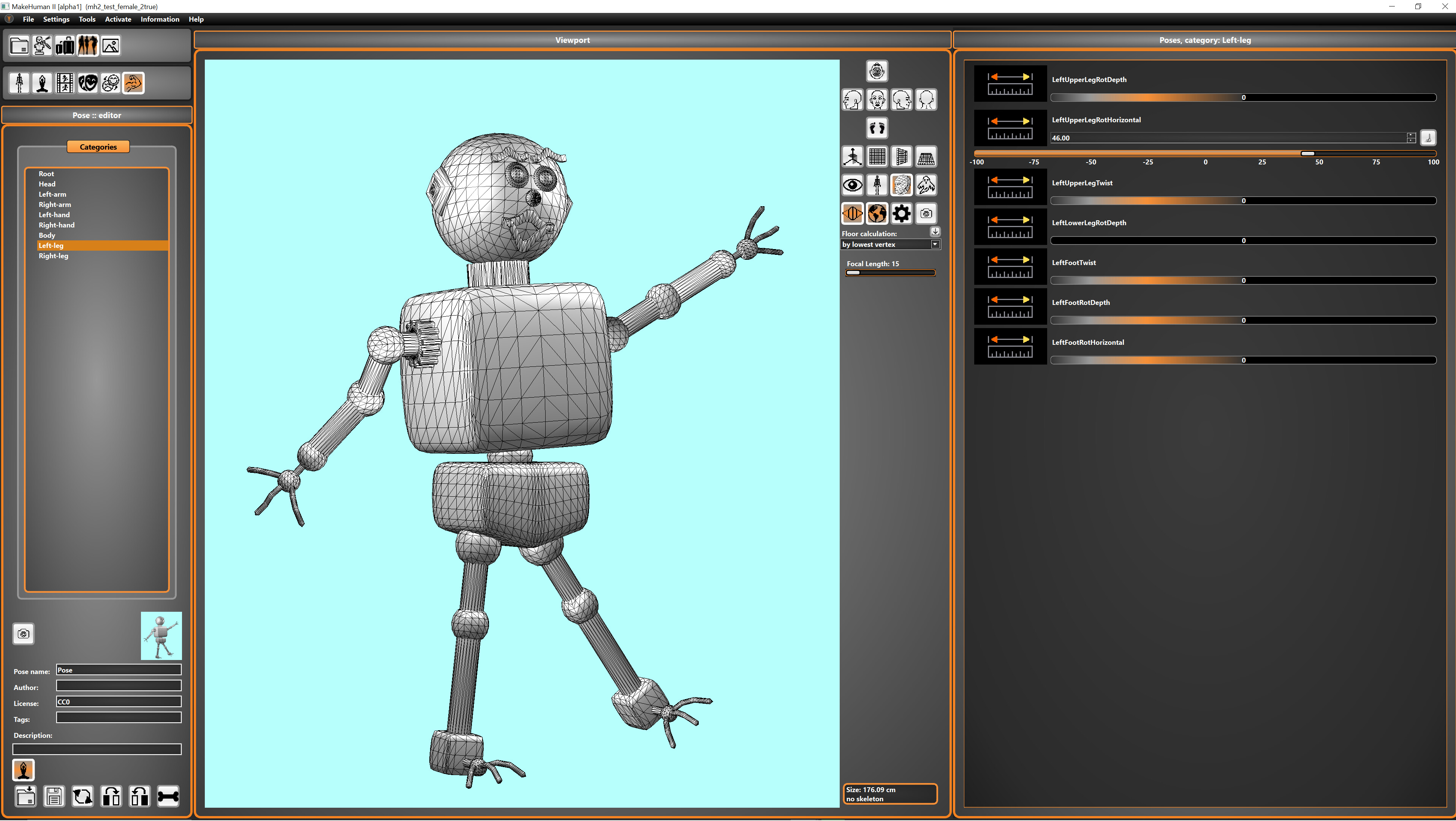 Makehuman 2 screenshot 12
