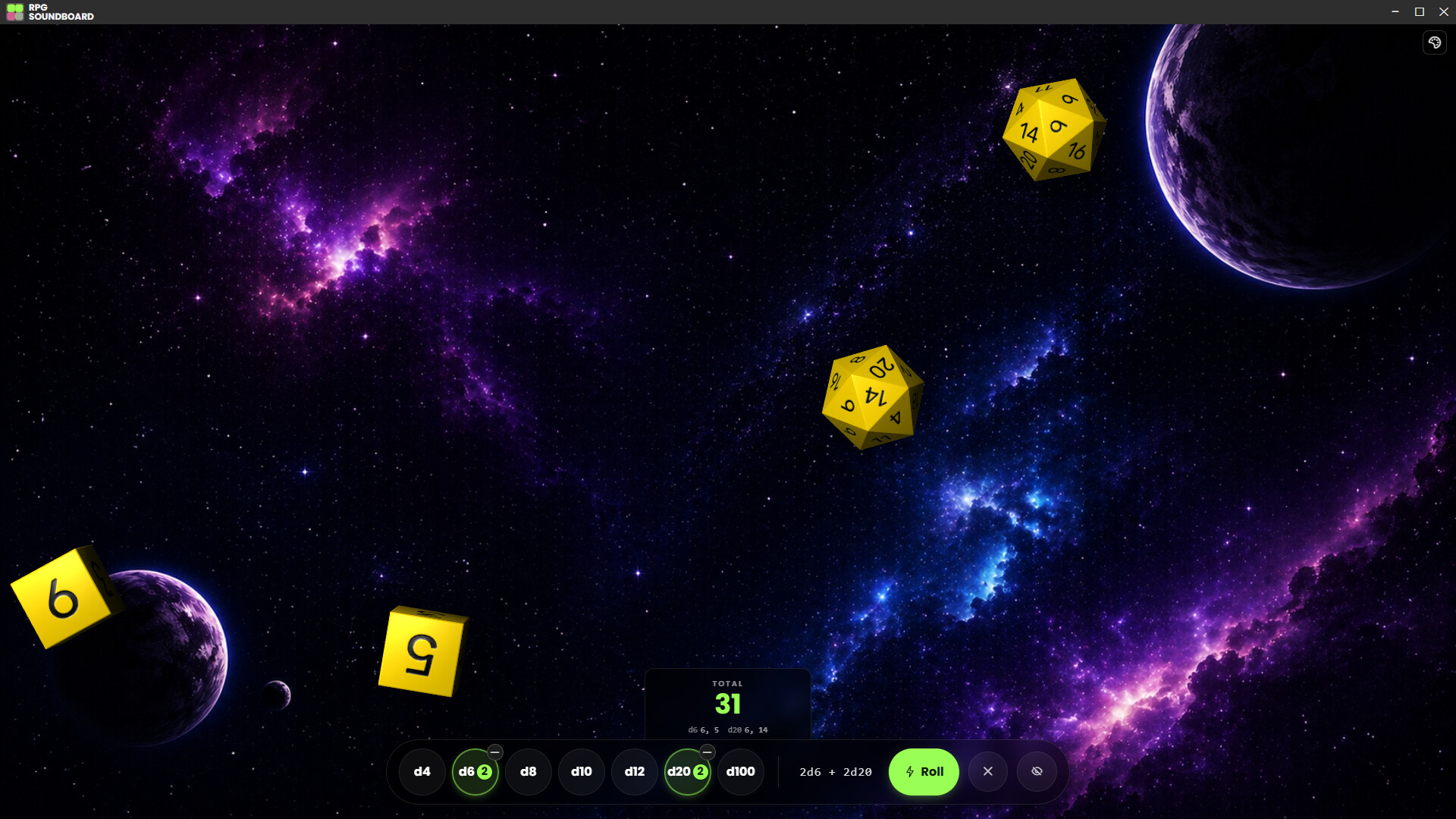 RPG Soundboard screenshot 2
