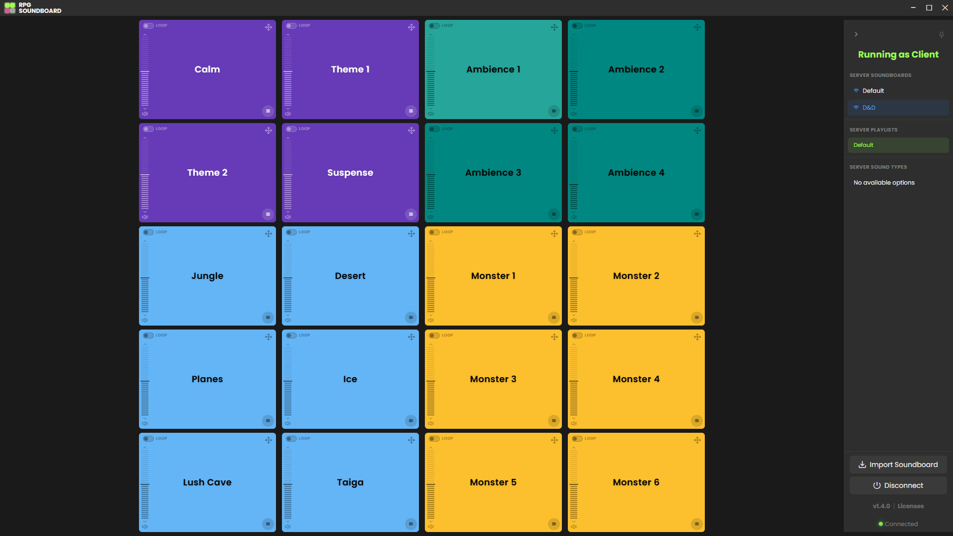RPG Soundboard screenshot 3