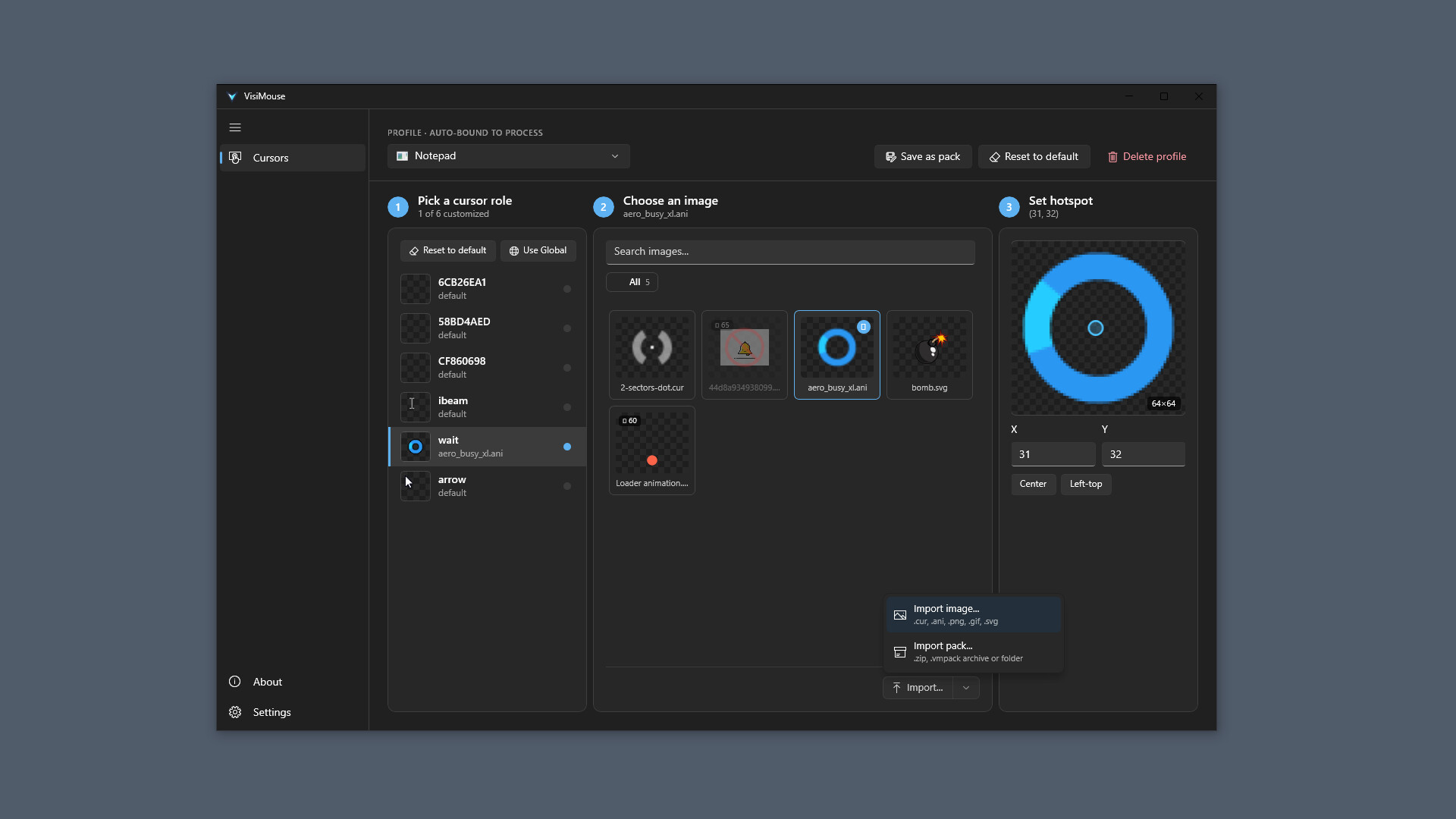 VisiMouse screenshot 4