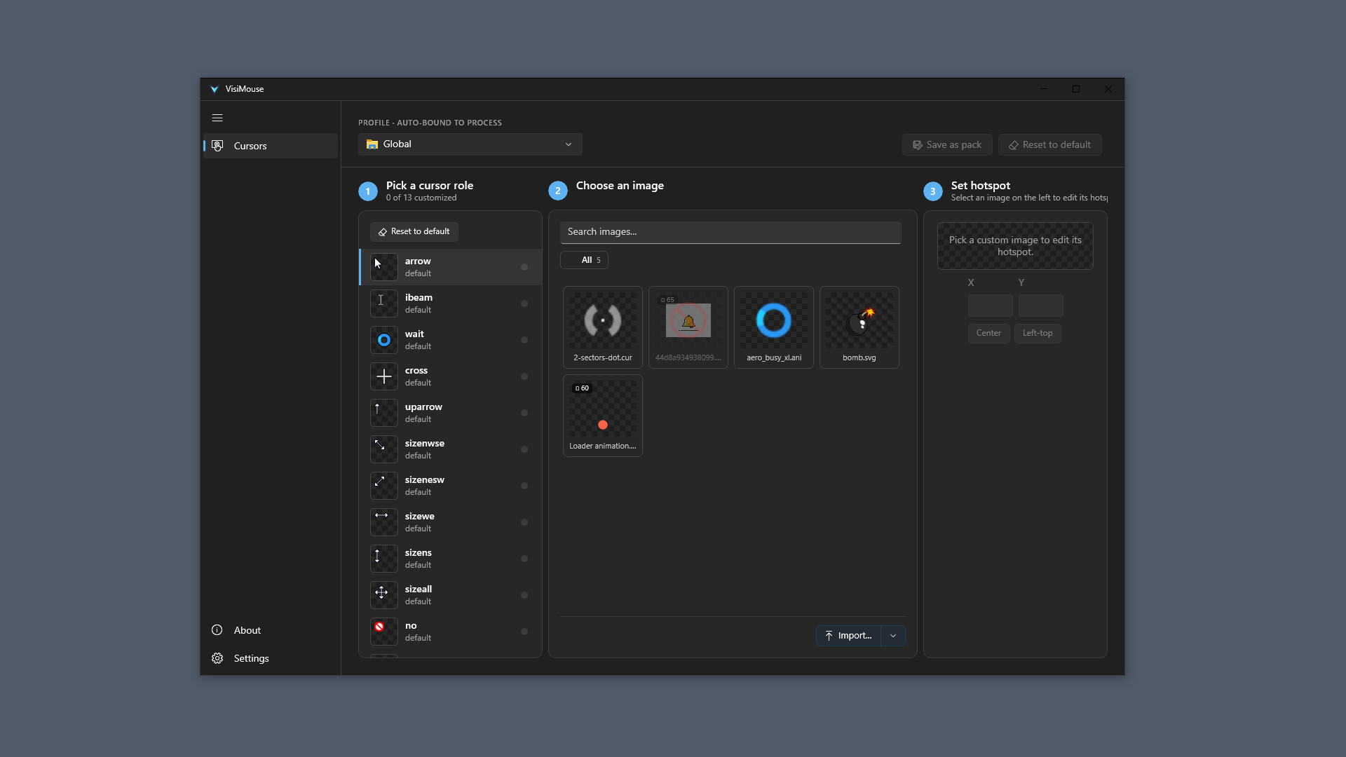 VisiMouse screenshot 1