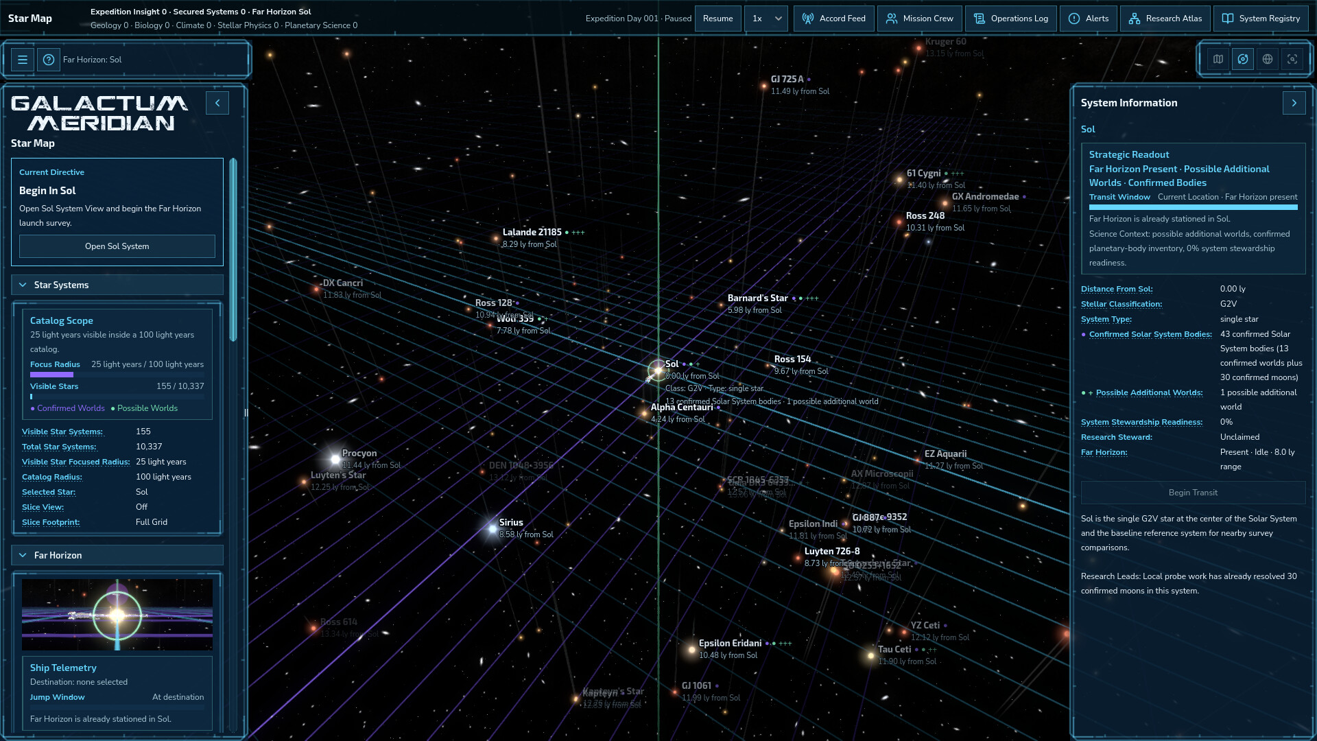 Galactum Meridian screenshot 1