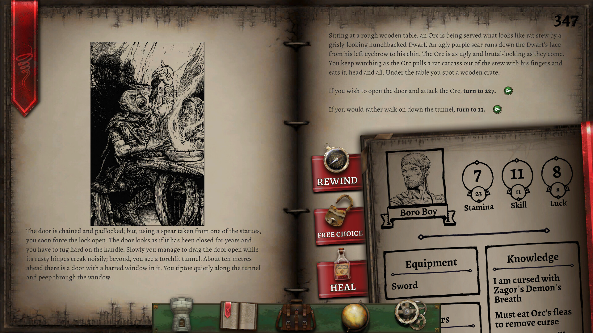Return to Firetop Mountain screenshot 2