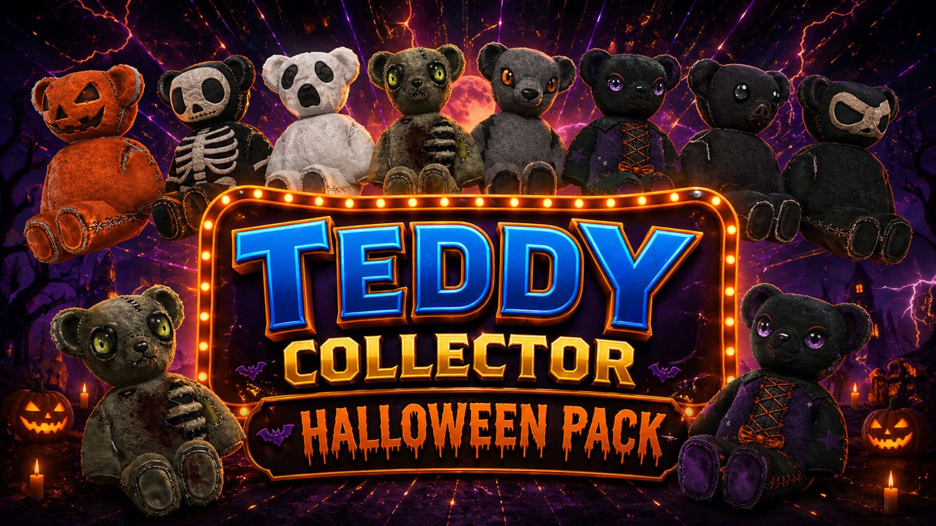 Teddy Collector - Halloween Pack screenshot 1