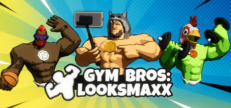 Gym Bros: LooksMaxx — Steam header