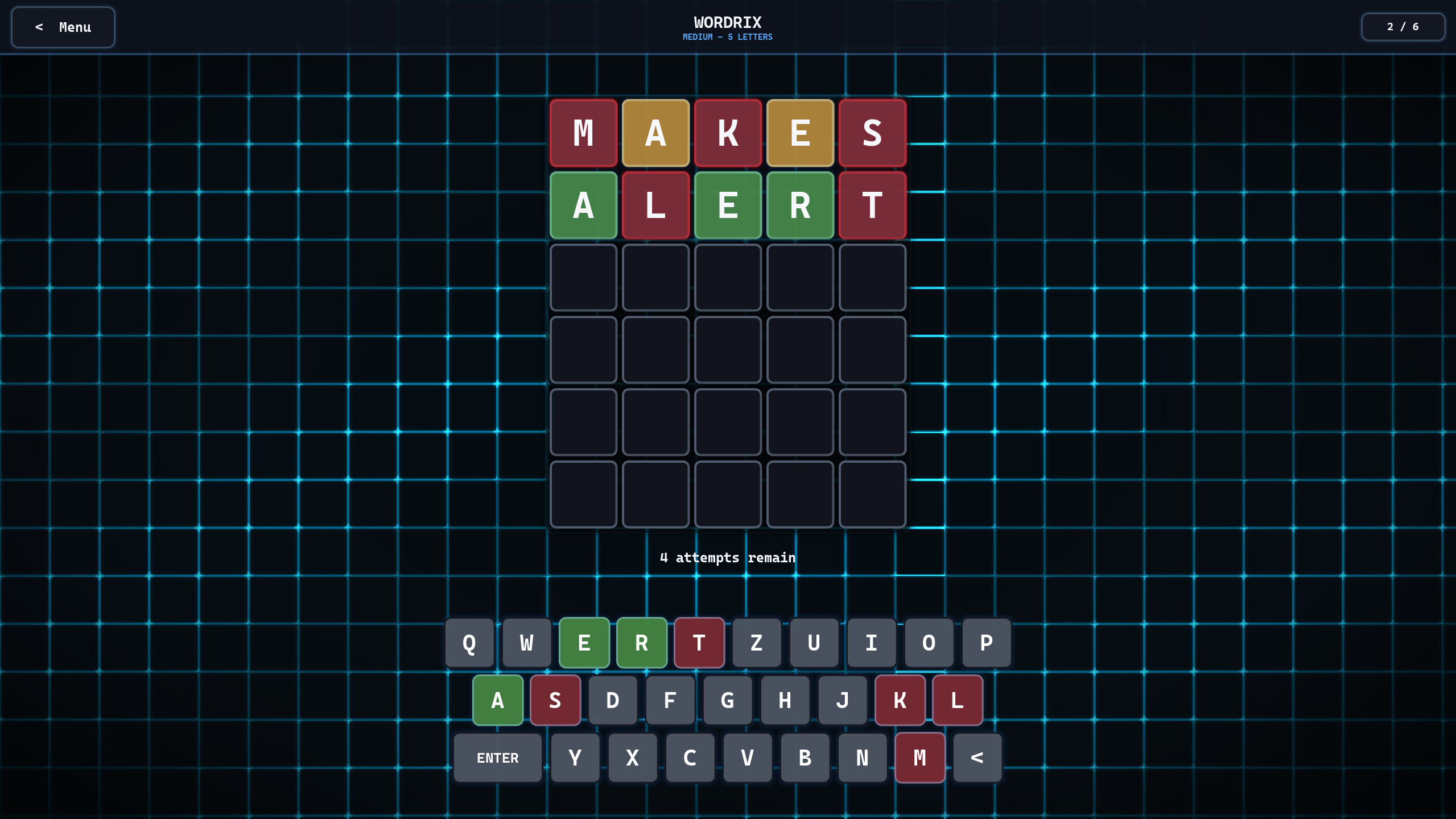 Wordrix screenshot 1