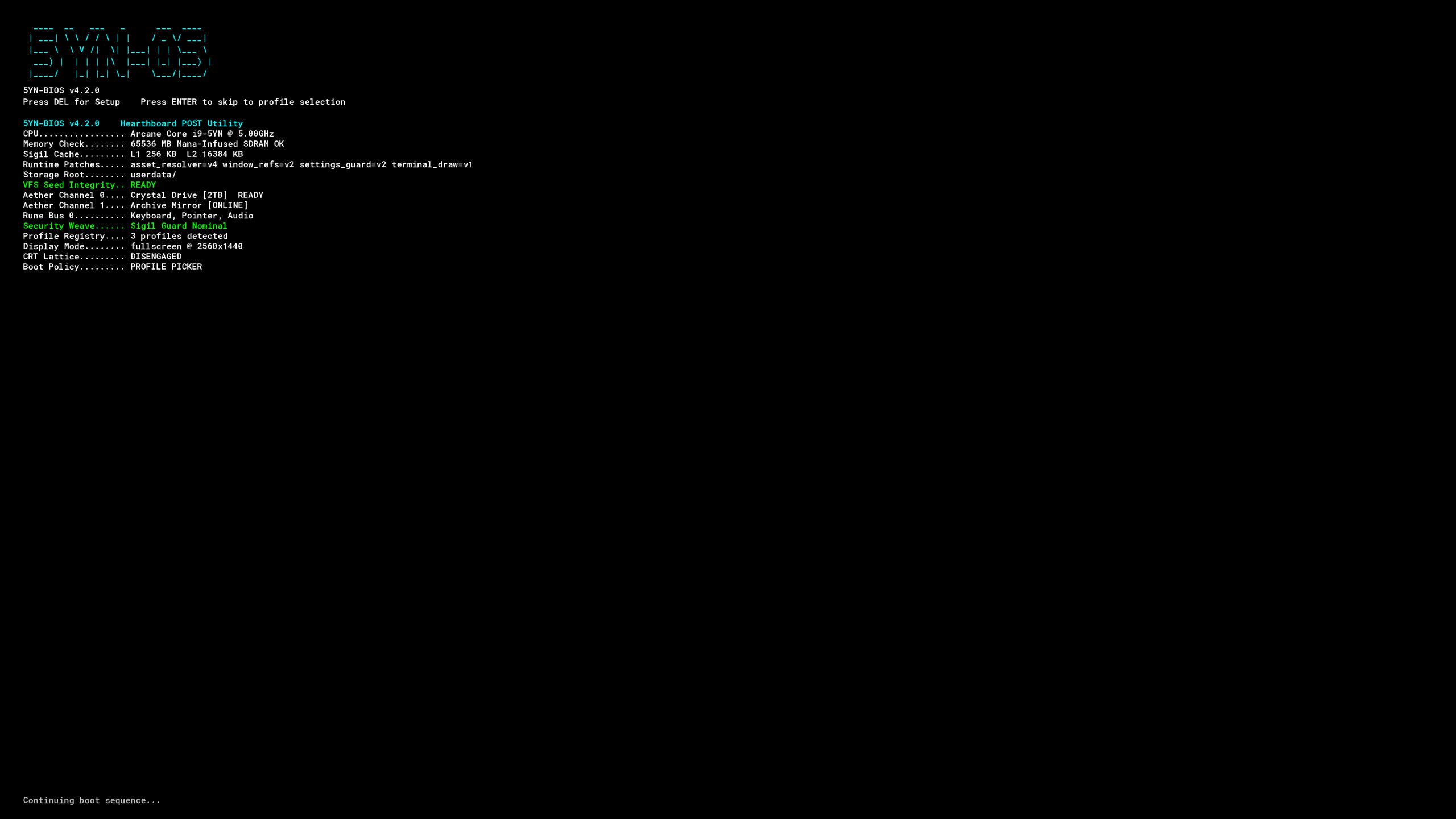 5YN-OS screenshot 1