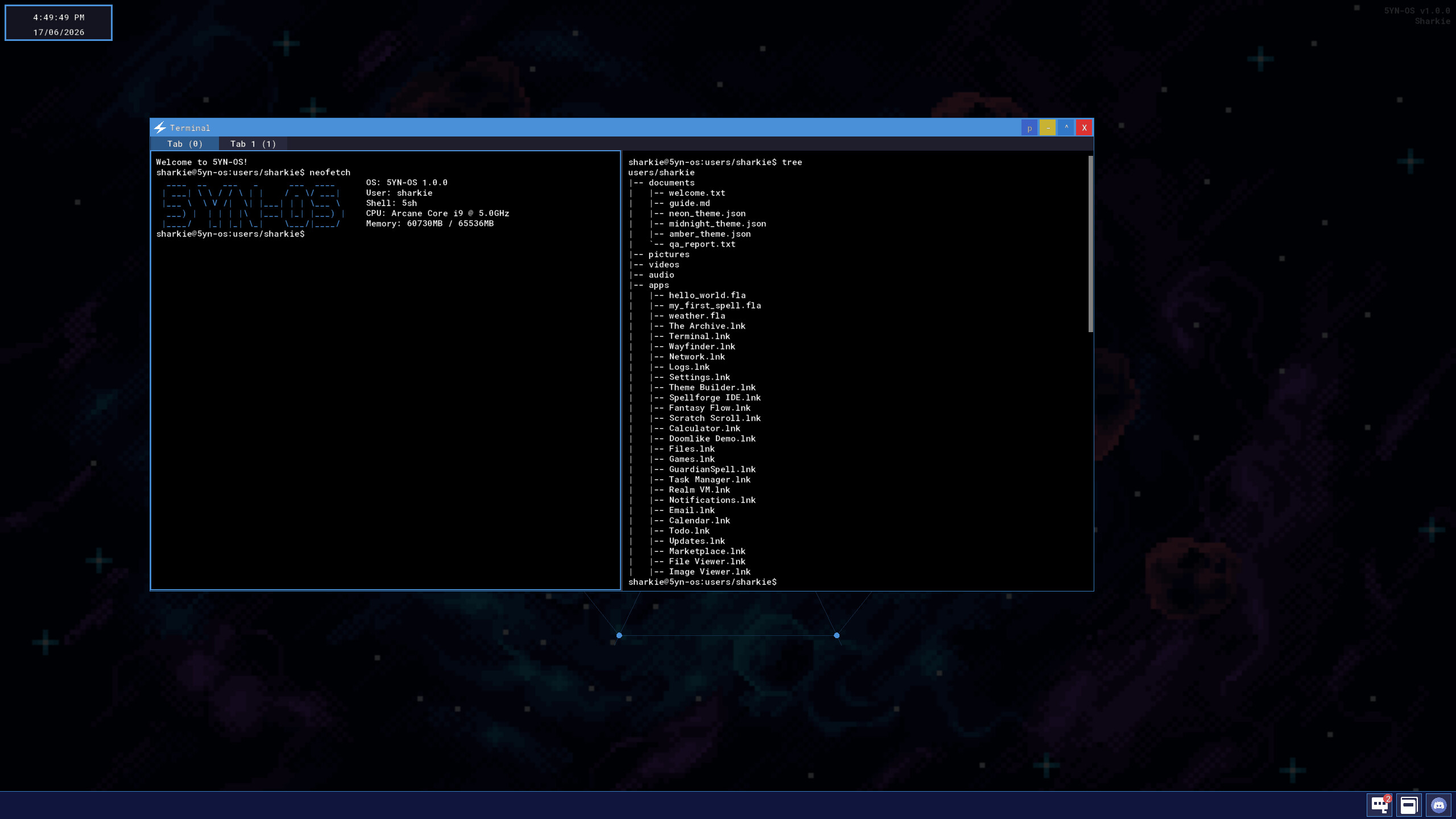 5YN-OS screenshot 4