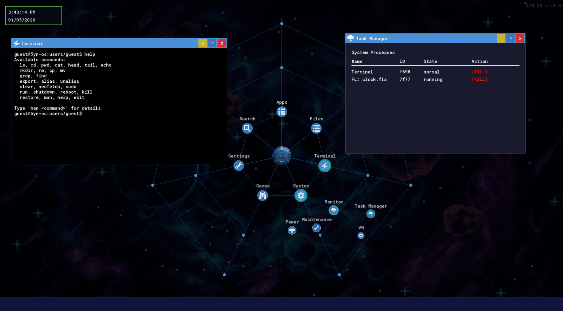 5YN-OS screenshot 9