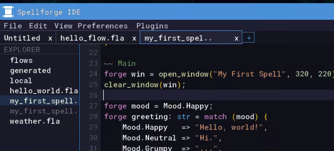 Spellforge IDE
