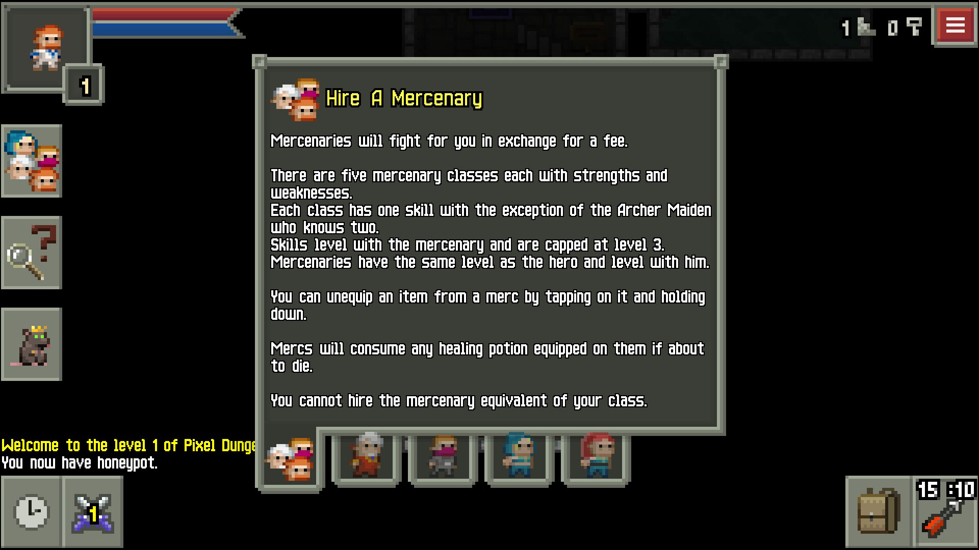 Skillful Pixel Dungeon screenshot 3