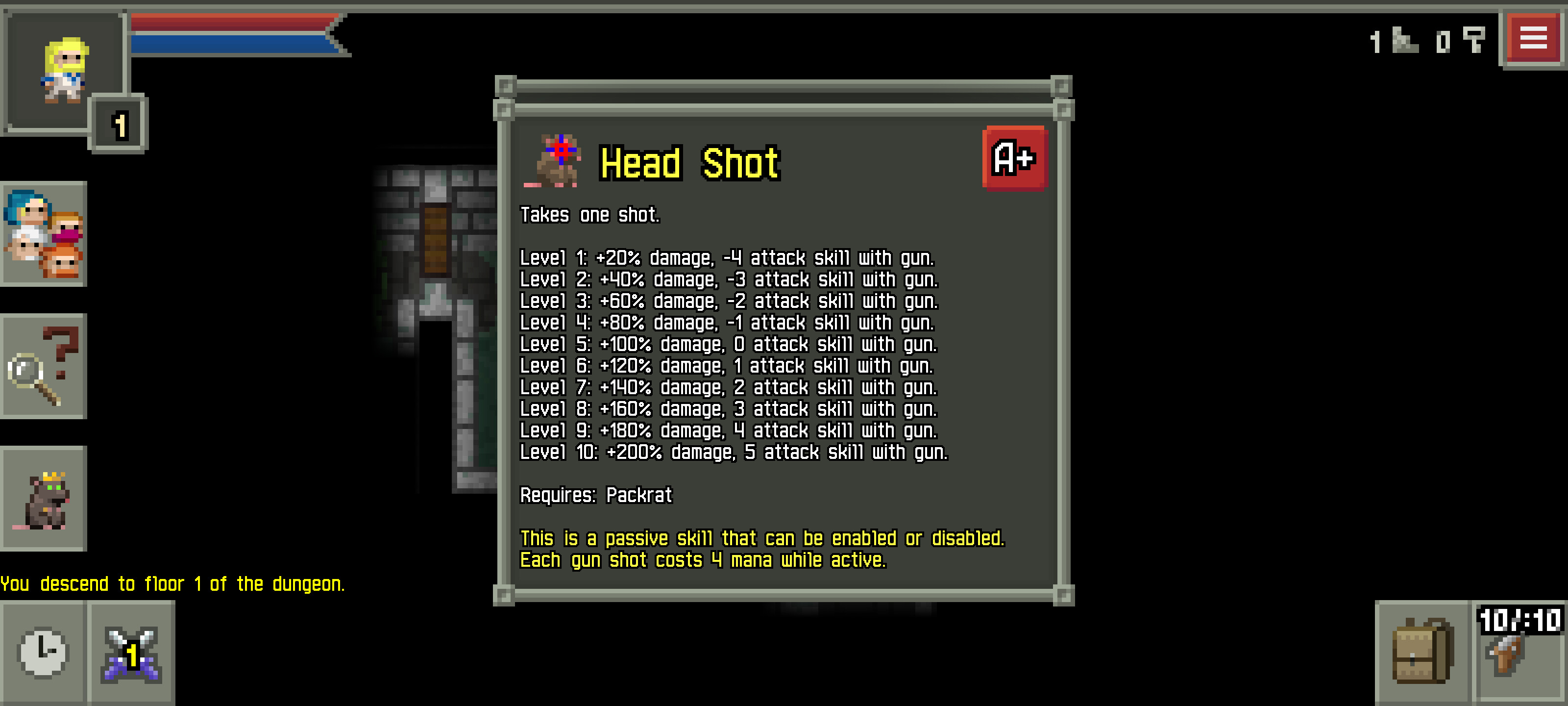 Skillful Pixel Dungeon screenshot 8