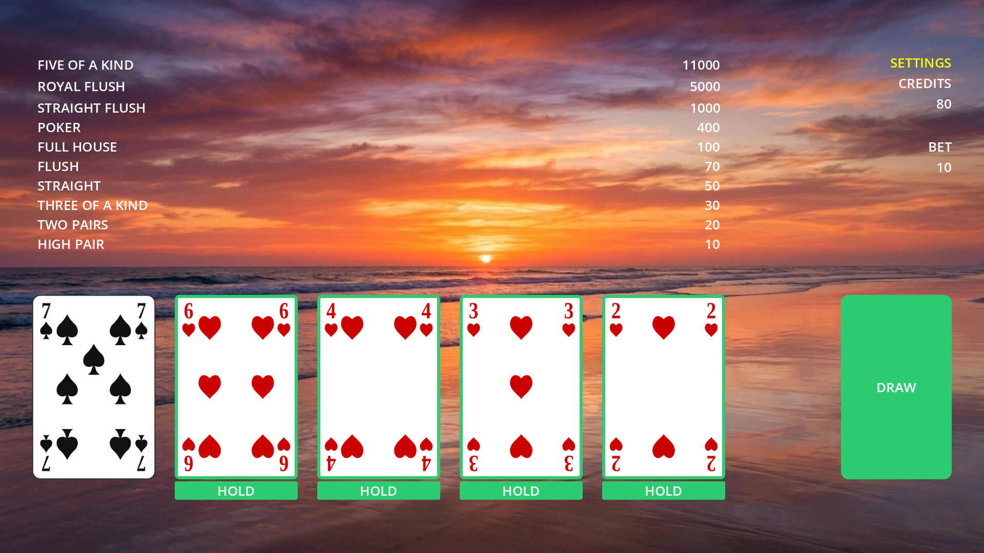 Poker Double or Nothing screenshot 18