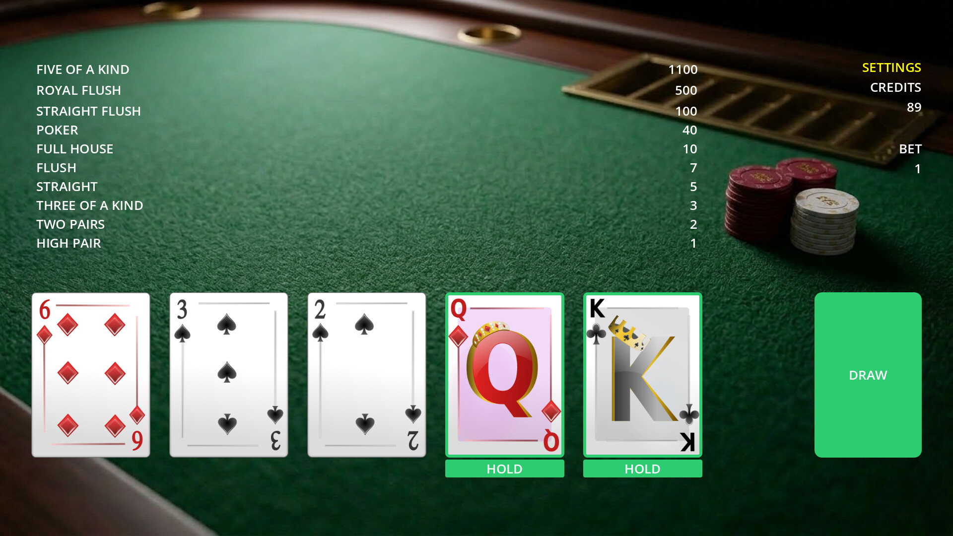 Poker Double or Nothing screenshot 12