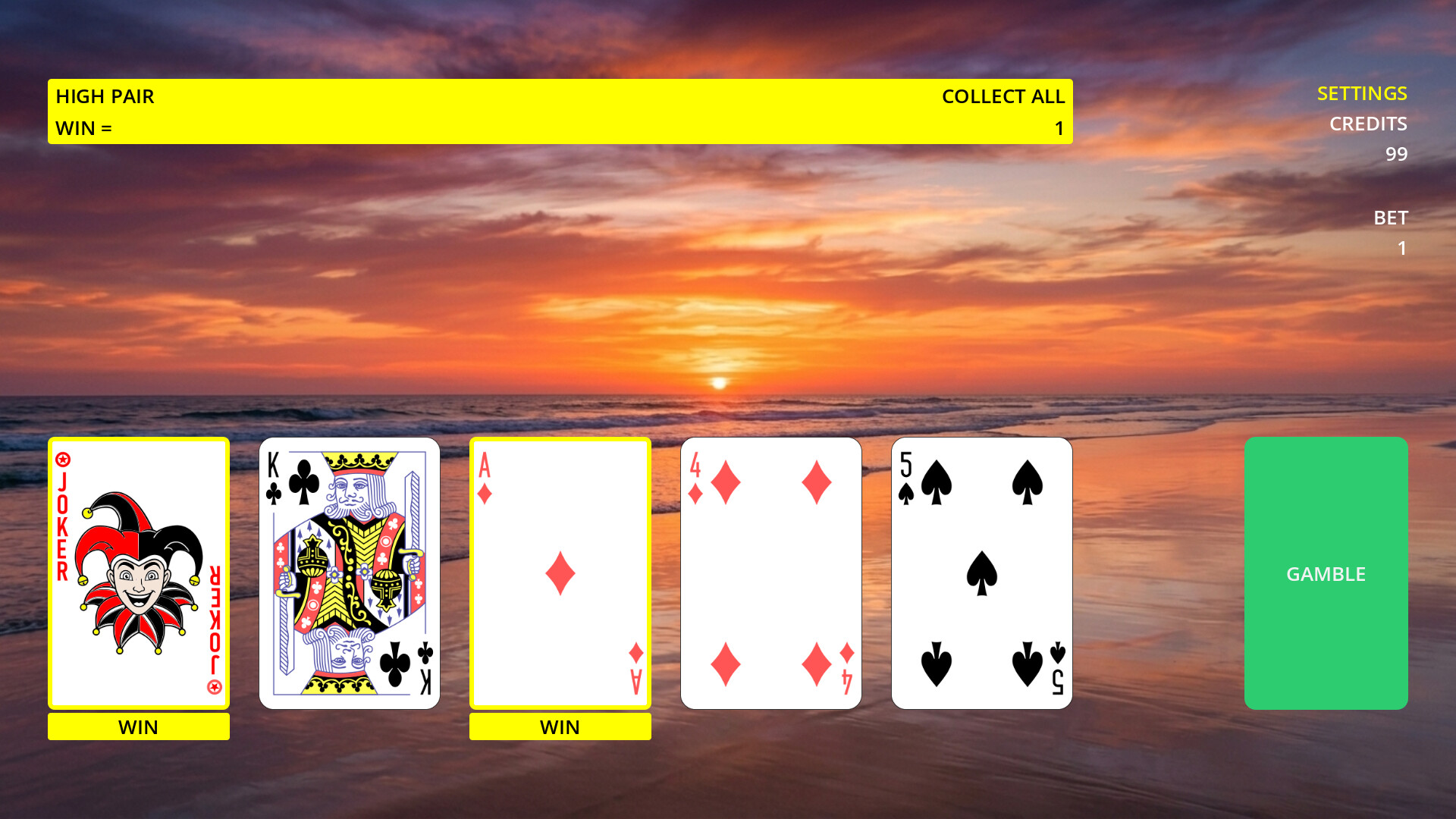 Poker Double or Nothing screenshot 3