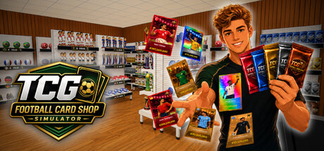 TCG Football Card Shop Simulator — Steam header