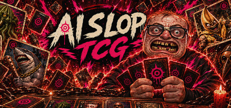 AI Slop TCG — Steam header