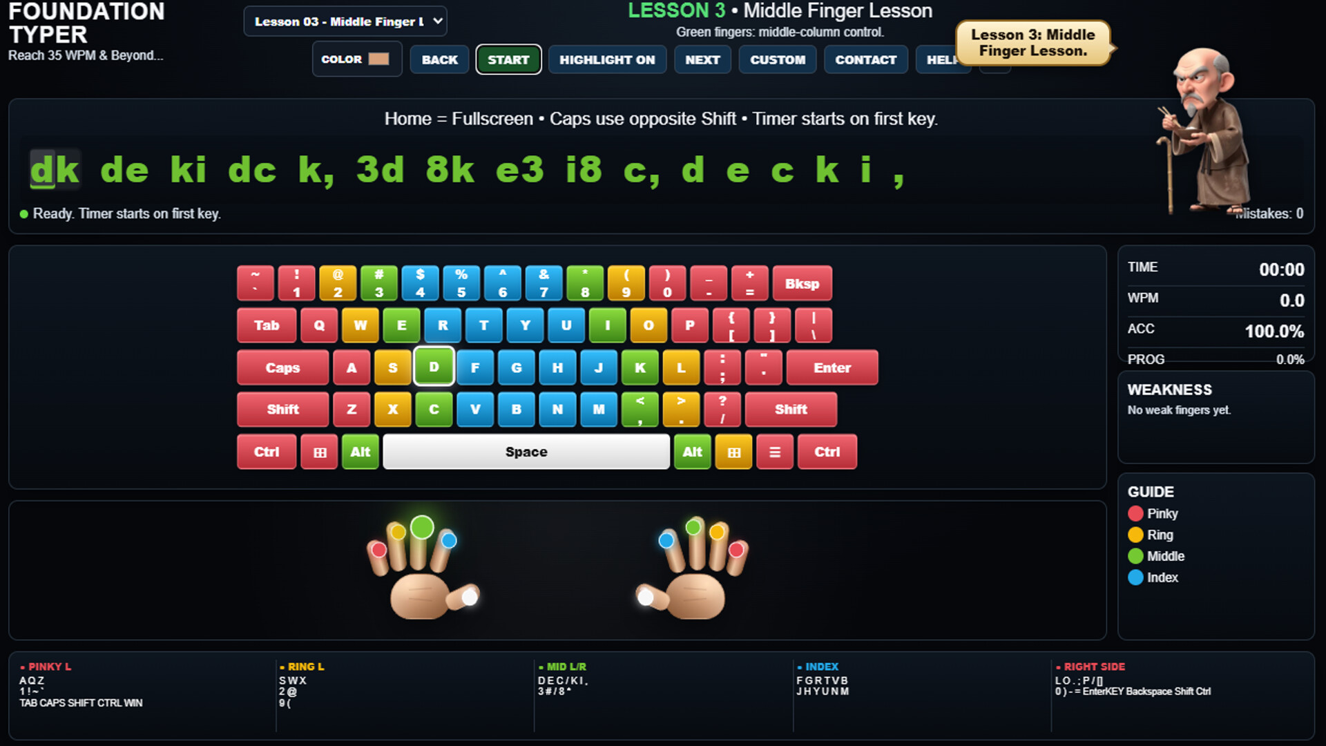 Foundation Typer screenshot 2