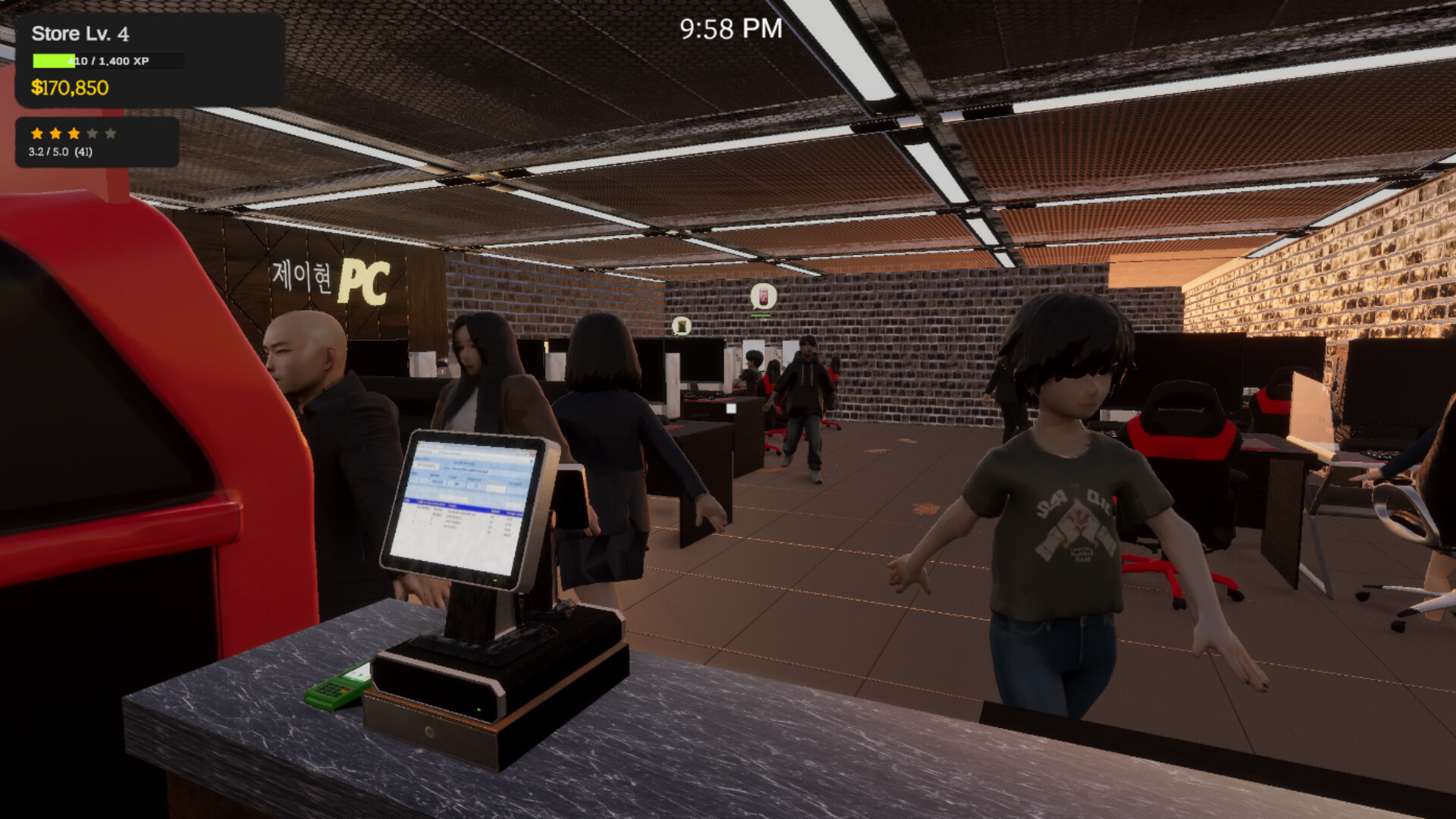 K-PC Cafe Simulator screenshot 7