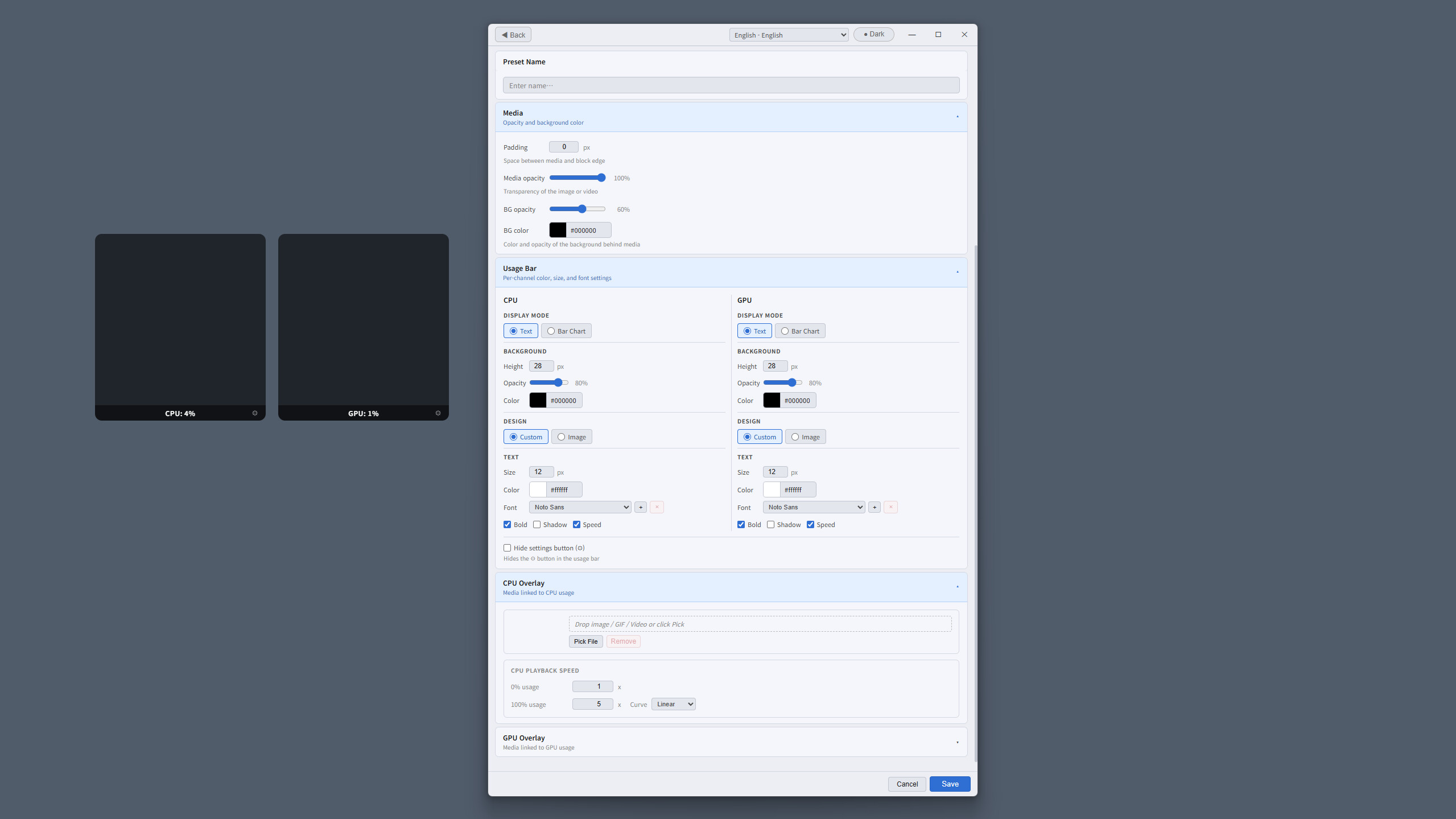 On Your Screen – Reactive CPU GPU Visualizer screenshot 8