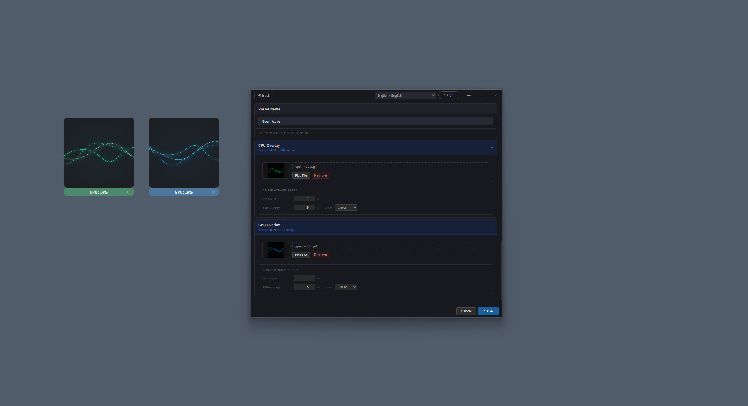 On Your Screen – Reactive CPU GPU Visualizer screenshot 4