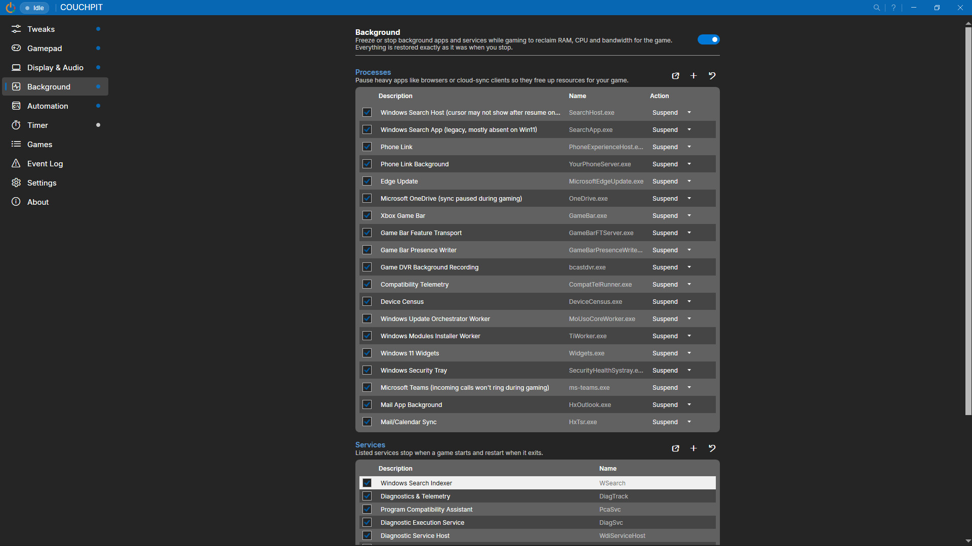 Couchpit screenshot 3