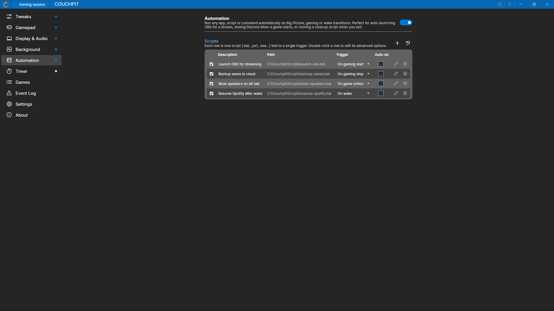 Couchpit screenshot 6