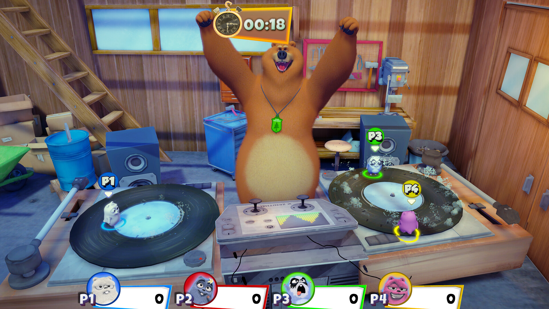 Grizzy and the Lemmings Crazy Party Build 24689286 gameplay screenshot 1
