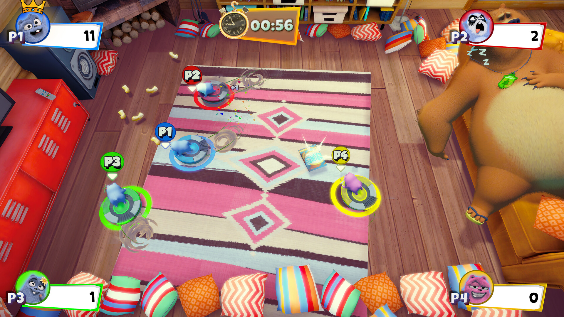 Grizzy and the Lemmings Crazy Party Build 24689286 gameplay screenshot 2