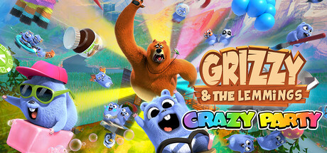 Grizzy and the Lemmings - Crazy Party — Steam header