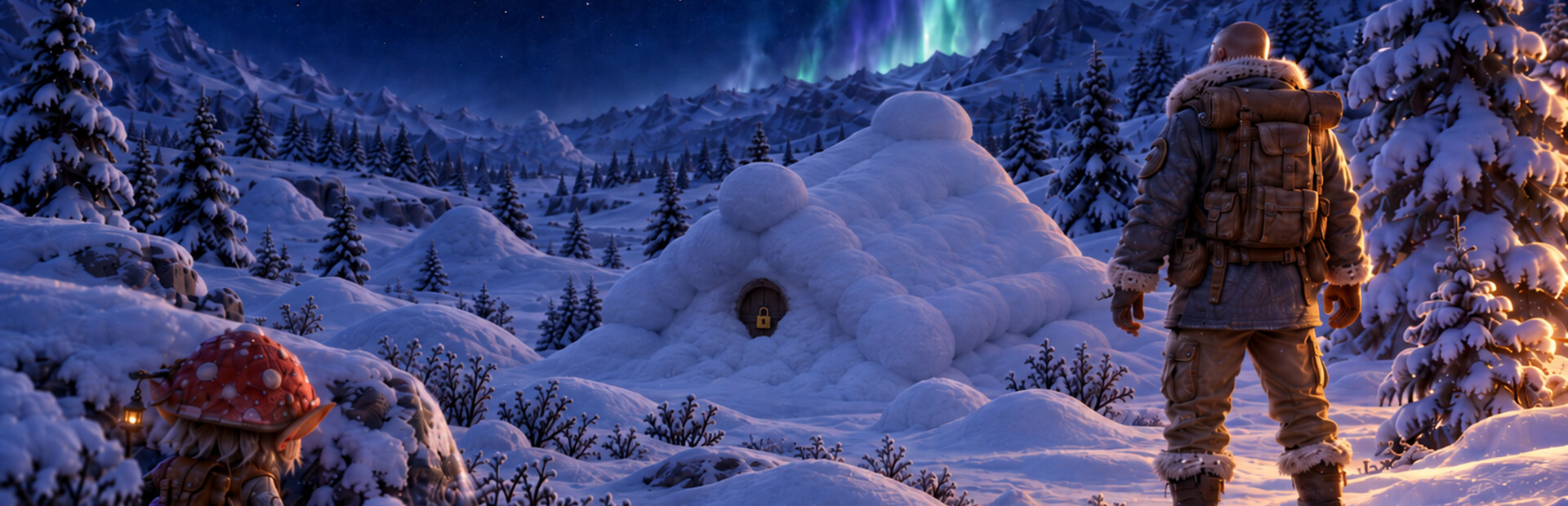 Frozen Christmas Magic: Santa’s Hidden Village