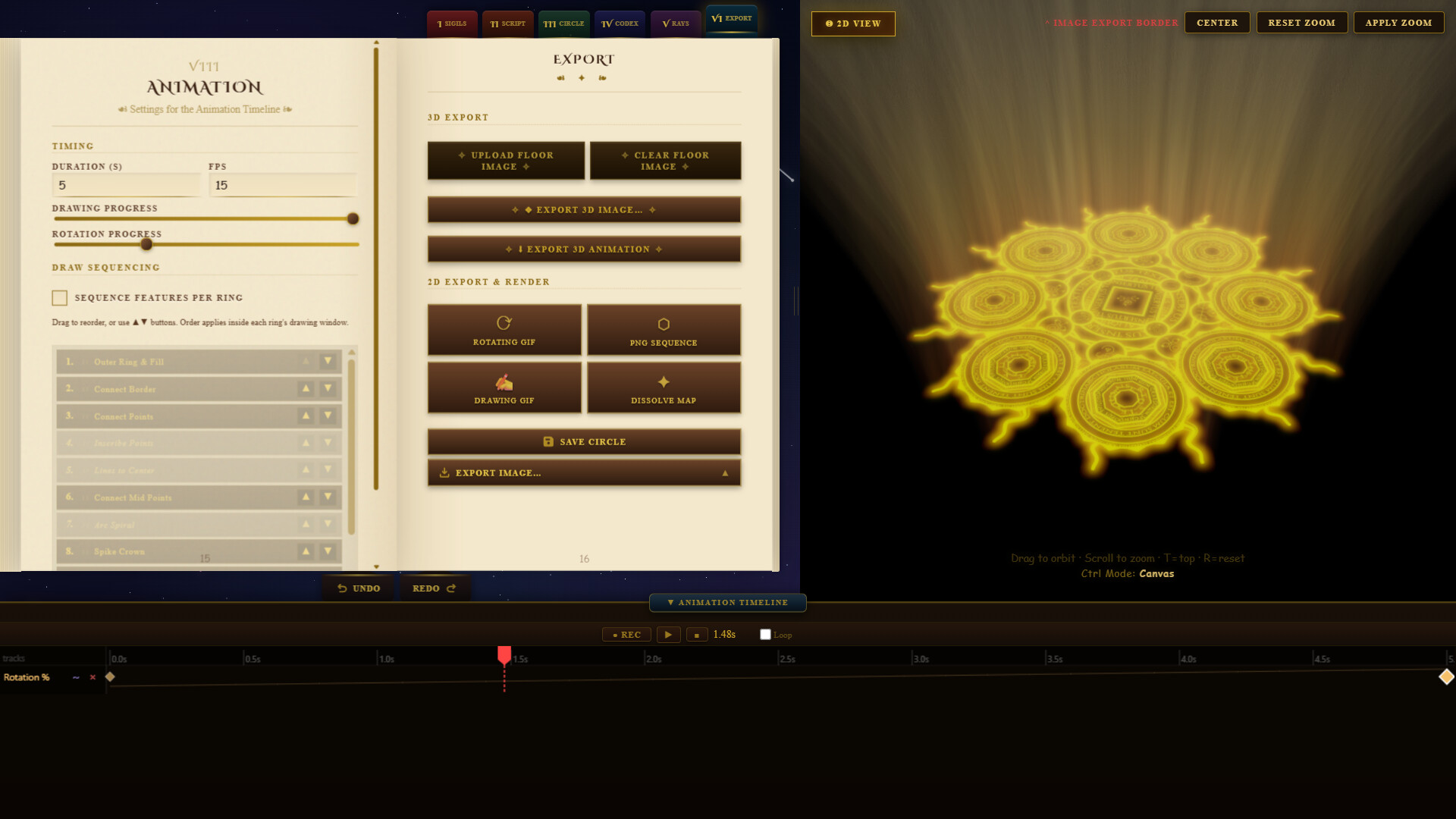 Magic Circle Generator screenshot 3