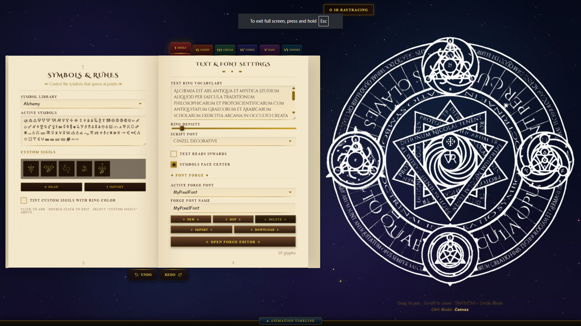 Magic Circle Generator screenshot 1