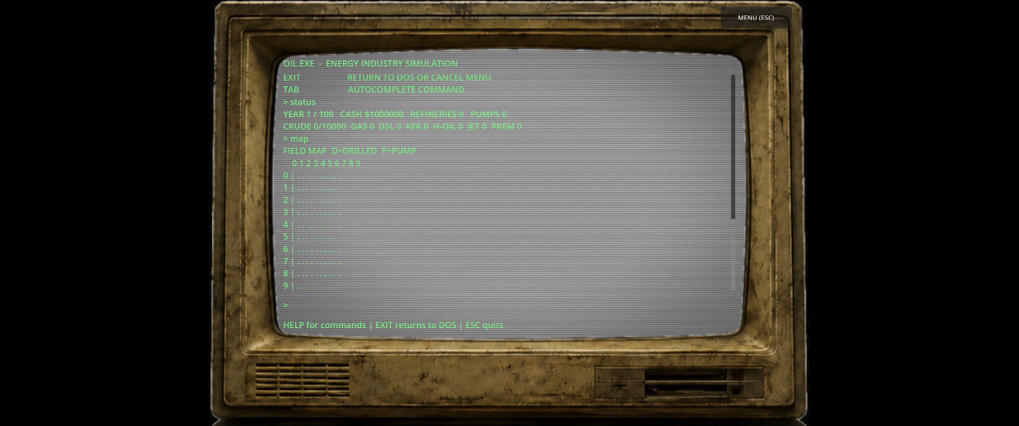 OIL.EXE screenshot 2
