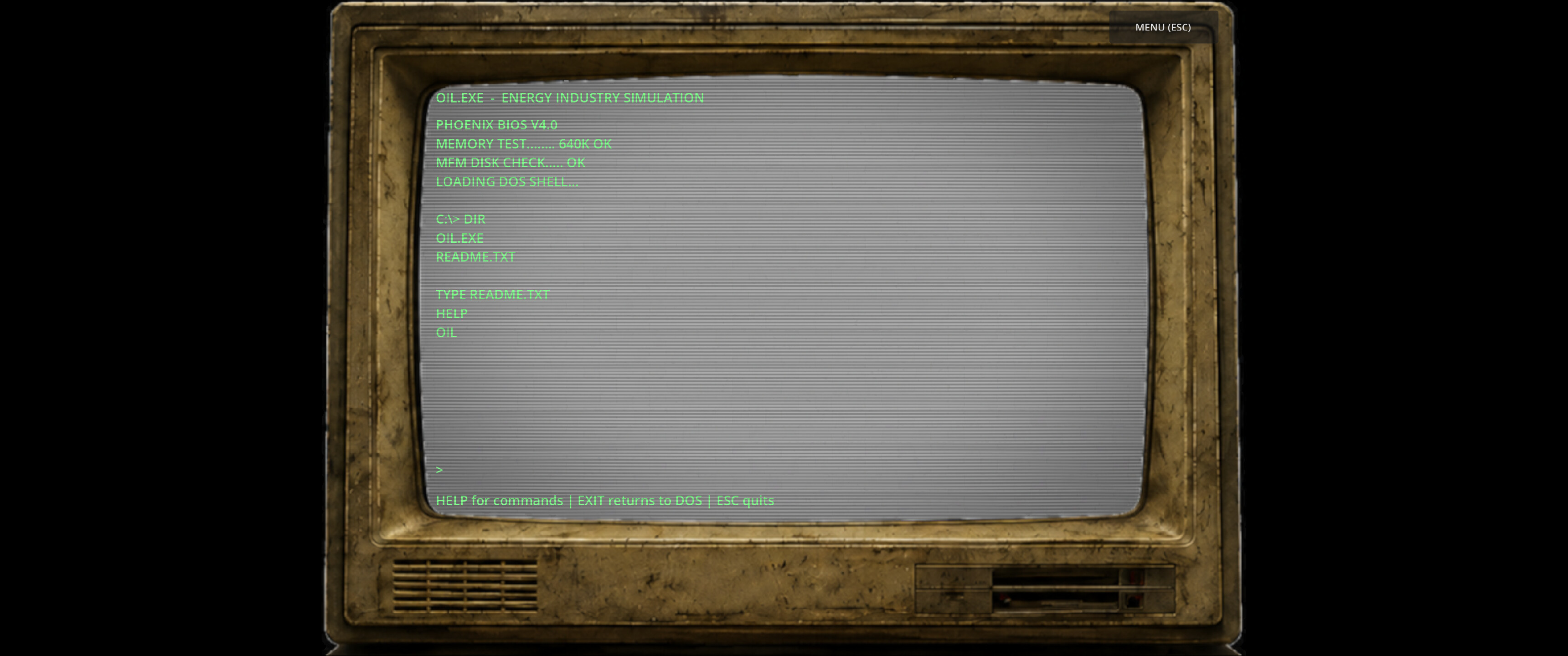 OIL.EXE screenshot 1