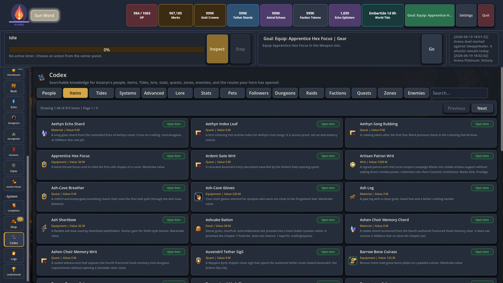 Astaryn: RPG Idler screenshot 13
