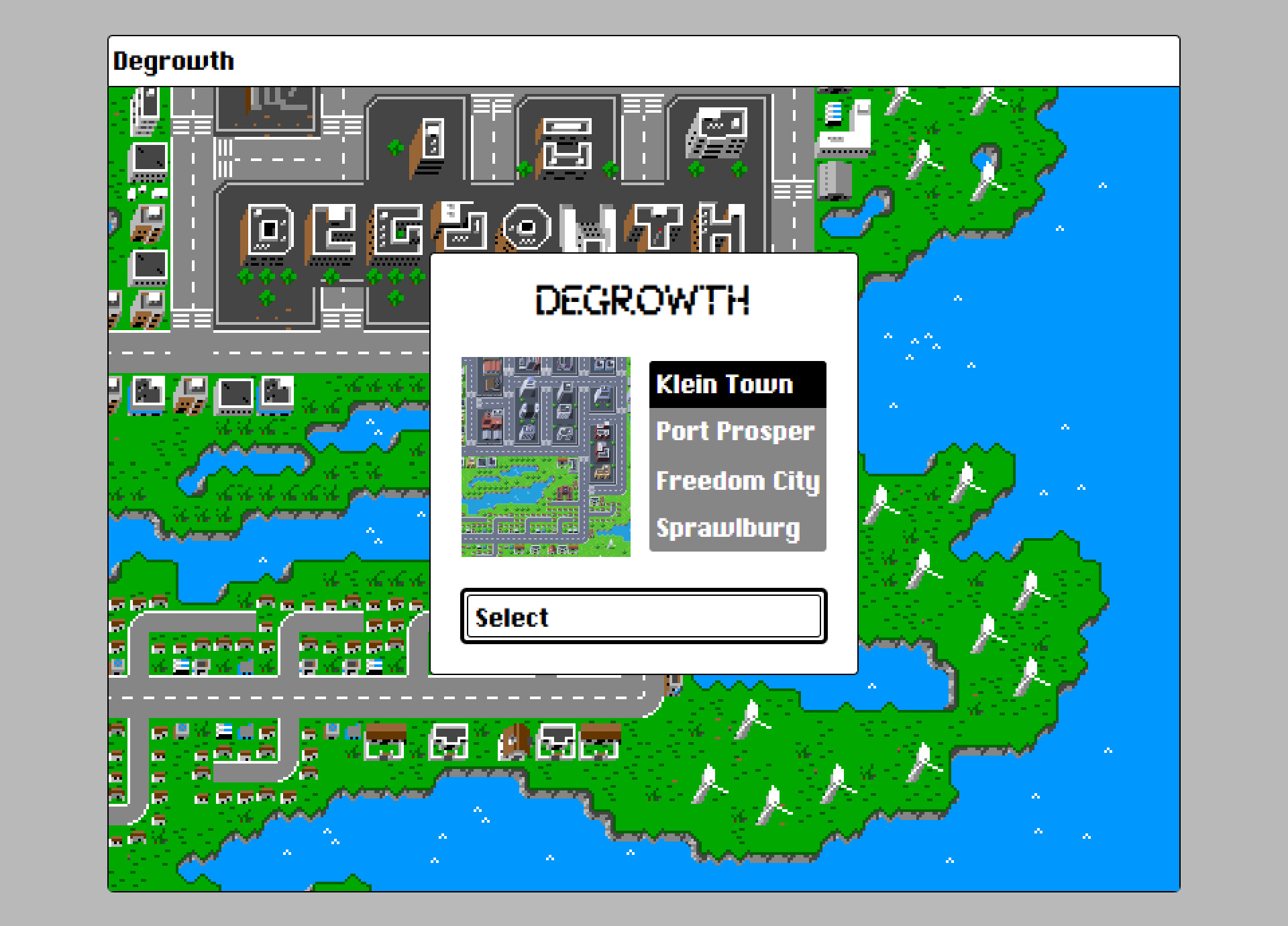 Degrowth screenshot 2