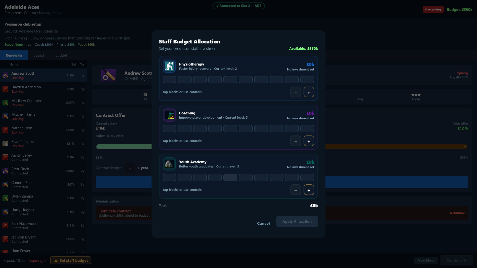 Cricket Management Tycoon screenshot 11