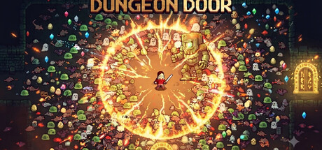 Dungeon door — Steam header